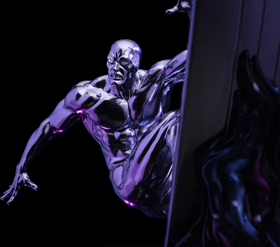 Iron Studio - Silver Surfer - Infinity Gauntlet Diorama - BDS Art Scale 1-10 Statue MARCAS132725-10 Licensed
