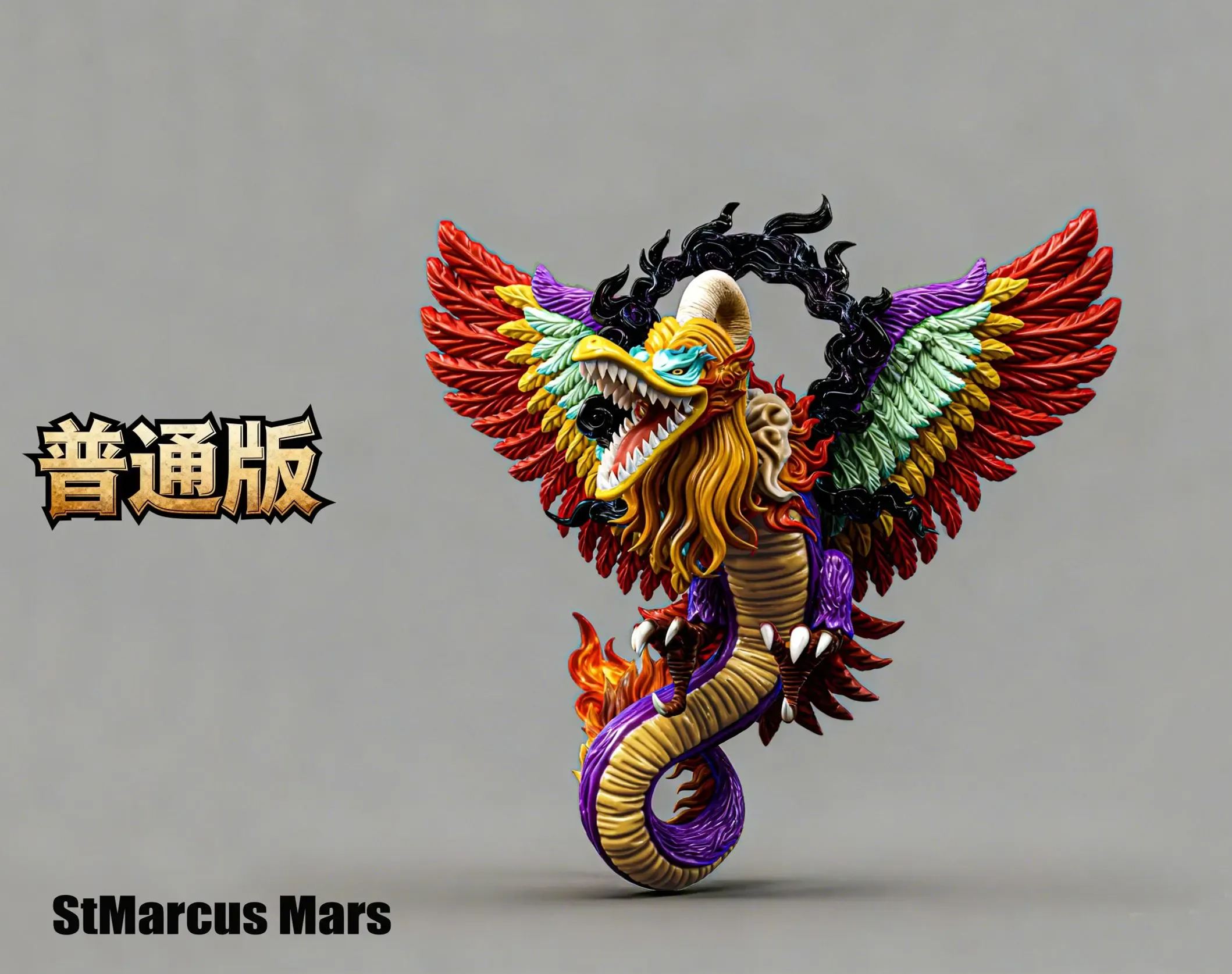 TOY Studio - Five Elders in their beast forms One Piece Statue