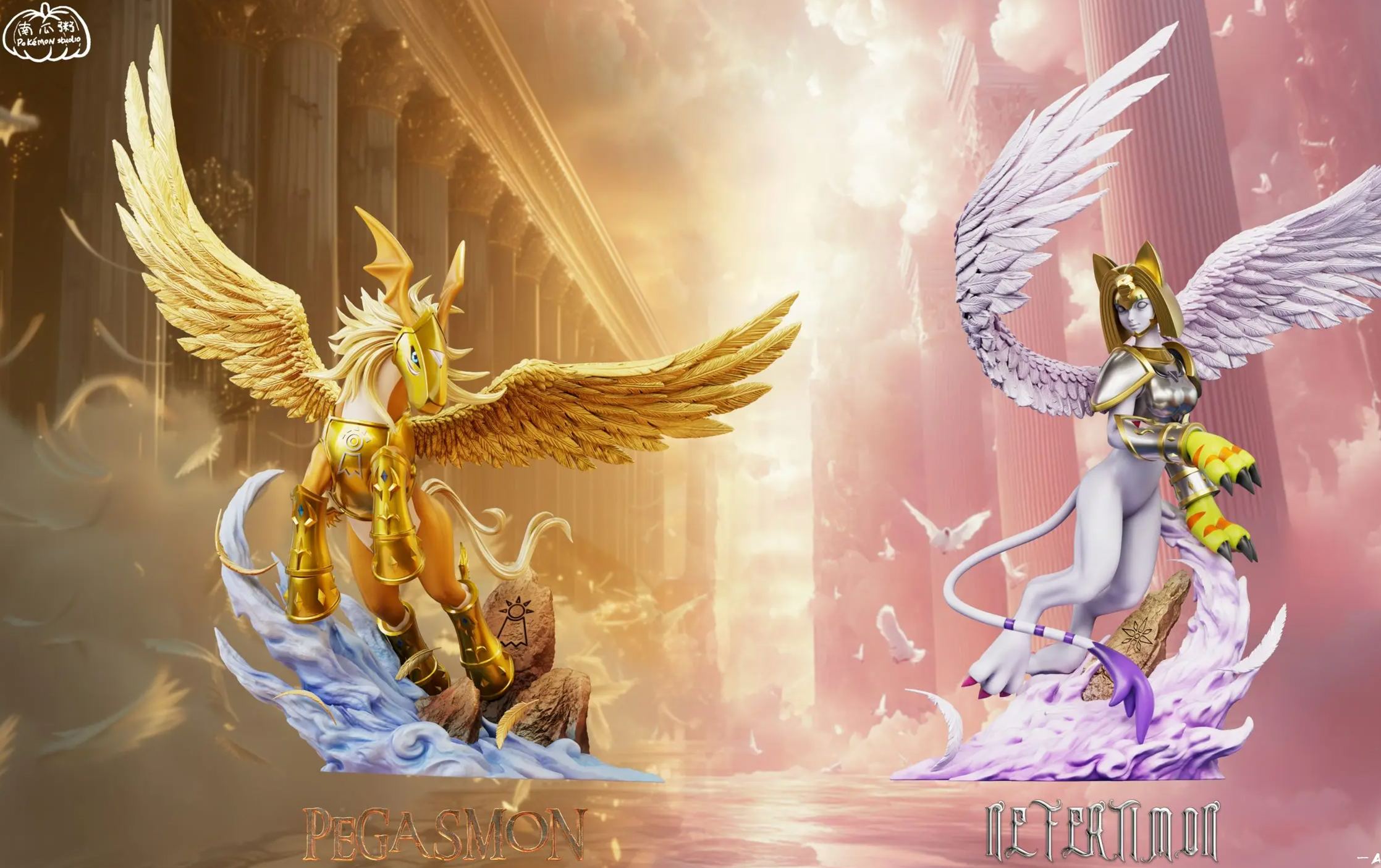 Nan Gua Zhou Studio - Nefertimon The Bright Smile Digimon Statue 