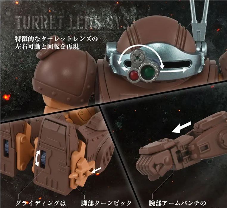 TAKARA TOMY - Toyrise AT Collection 07 Scopedog Brown Color Ver. Licensed Statue 