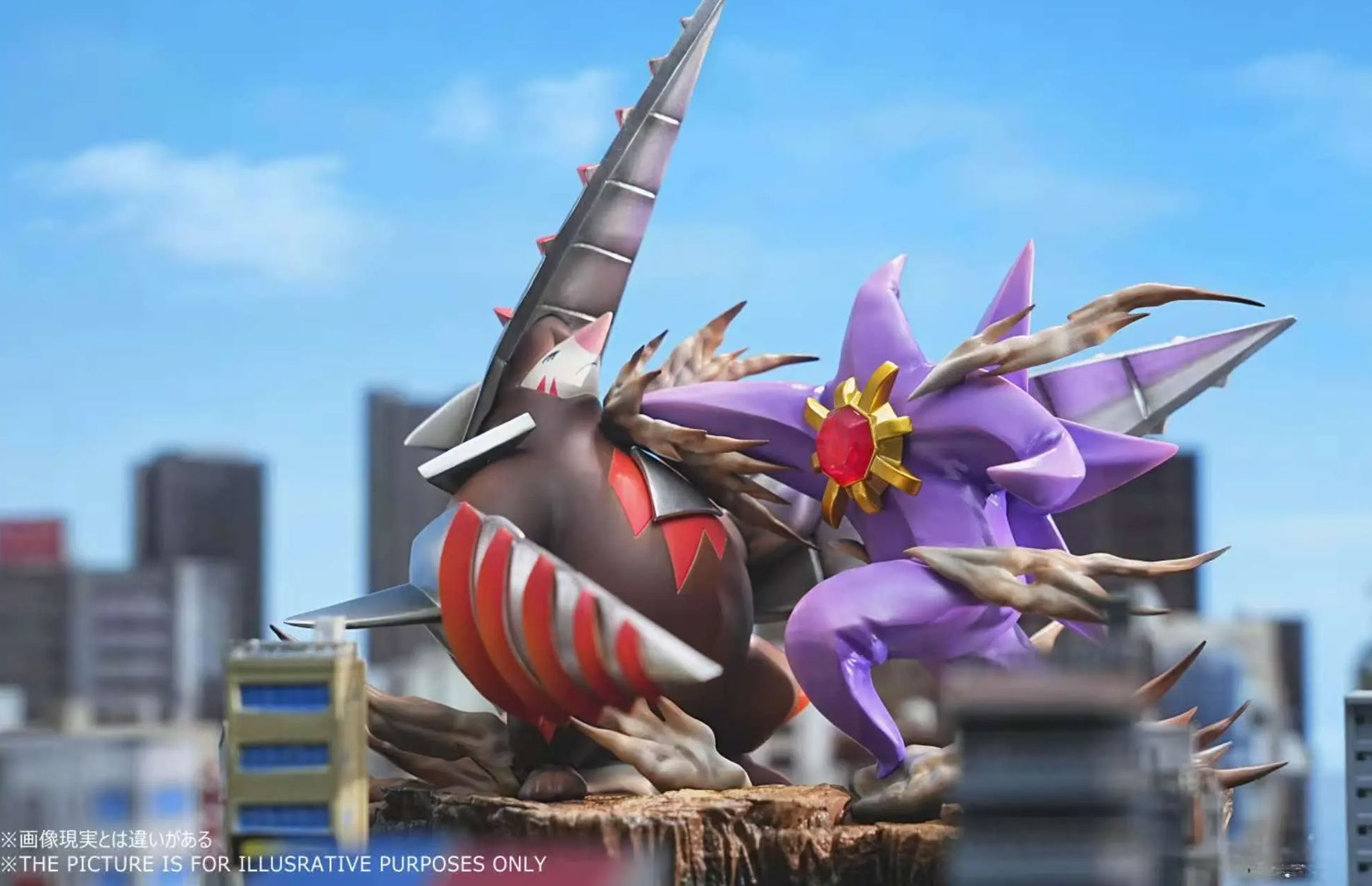MG Studio - MEGA Starmie VS MEGA Excadrill Pokemon Statue 