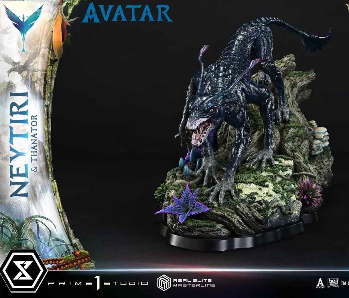 Prime 1 Studio - Real Elite Masterline Avatar Film Neytiri X Thanator Avatar Legacy Collection  Licensed Statue