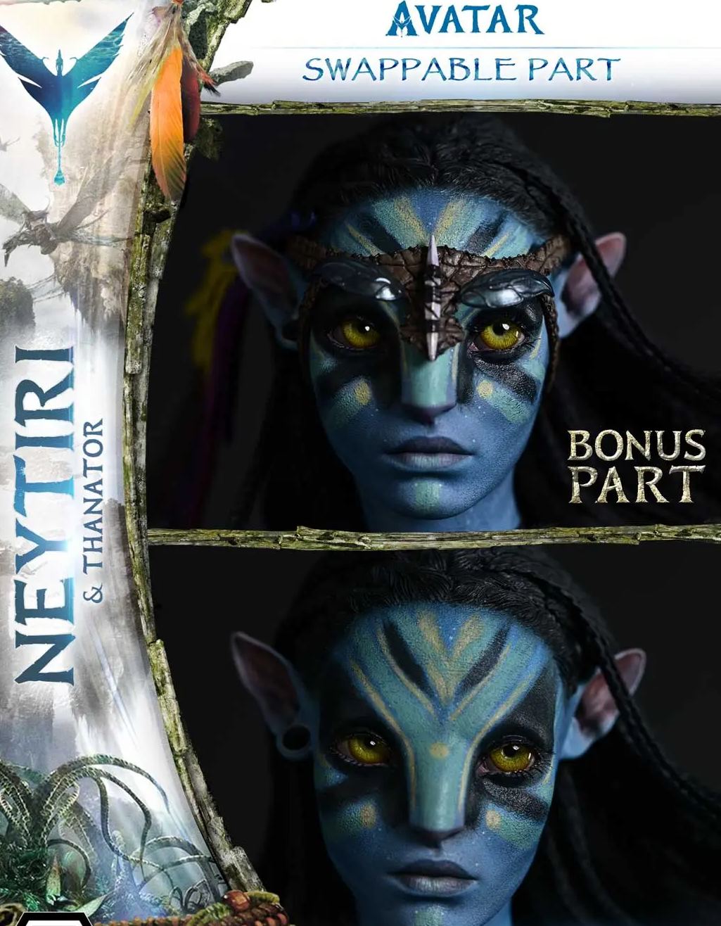 Prime 1 Studio - Real Elite Masterline Avatar Film Neytiri X Thanator Avatar Legacy Collection  Licensed Statue