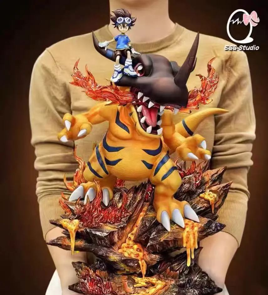 EGG Studio - Yagami Taichi X Greymon Digimon Statue