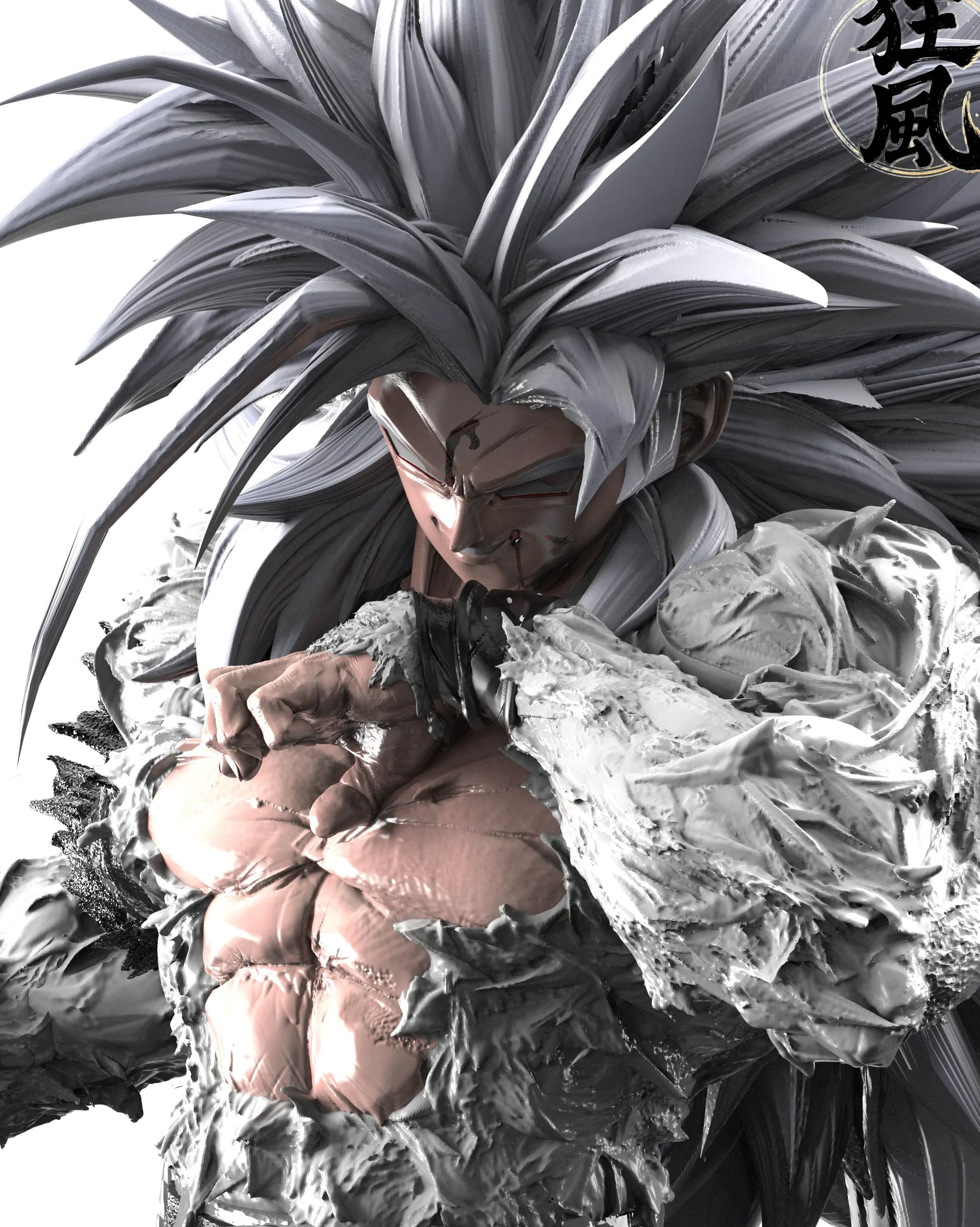 Kuang Feng Studio - Son Goku Super Saiyan Dragon Ball Statue 