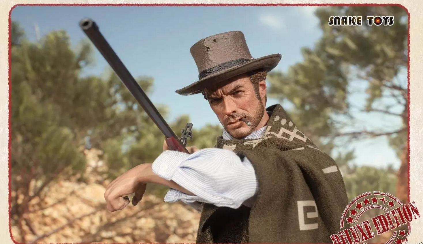 SNAKE TOYS - 1/6 Western Cowboy THE GOOD SCB01 Action Figure Licensed Statue 