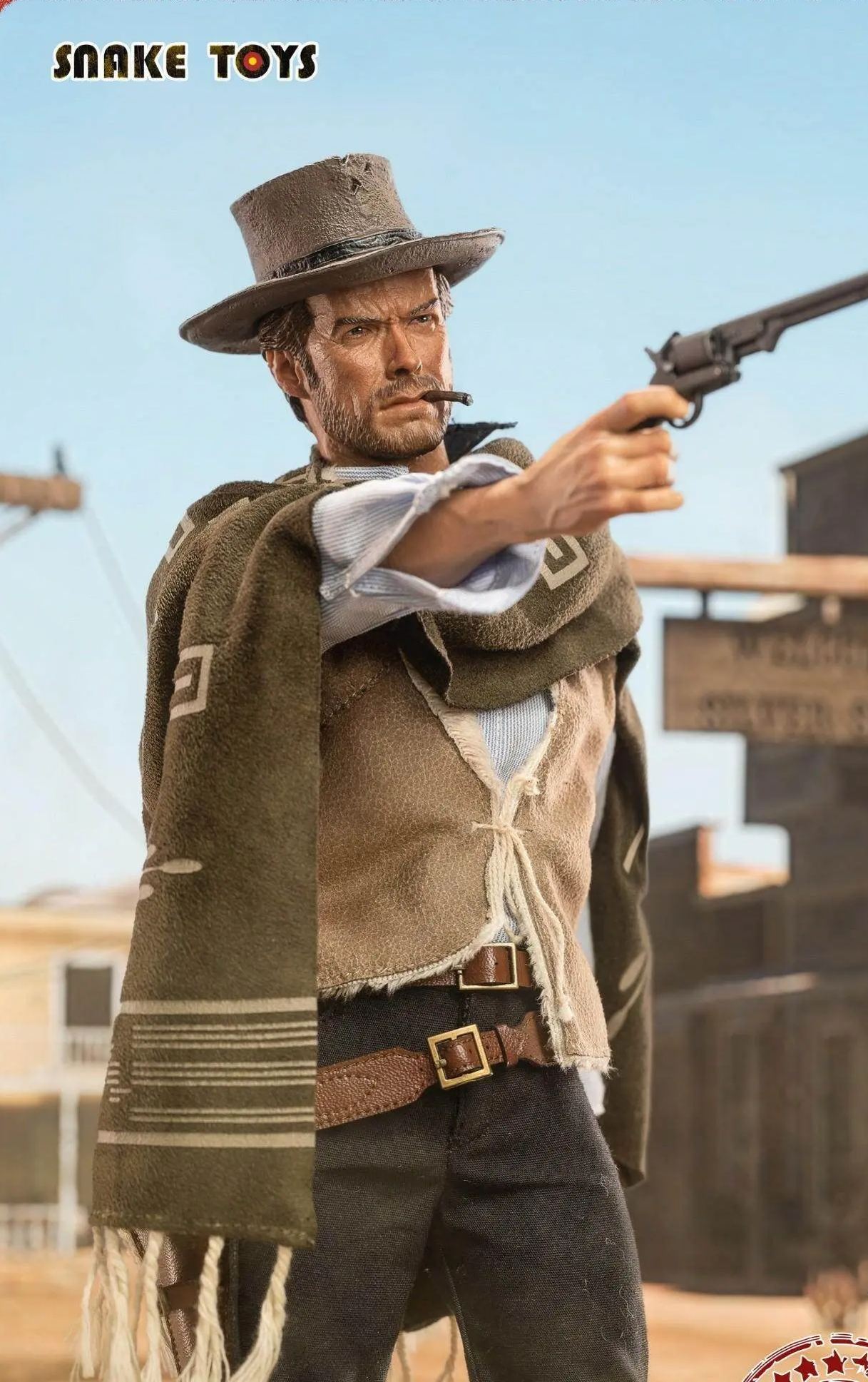 SNAKE TOYS - 1/6 Western Cowboy THE GOOD SCB01 Action Figure Licensed Statue 