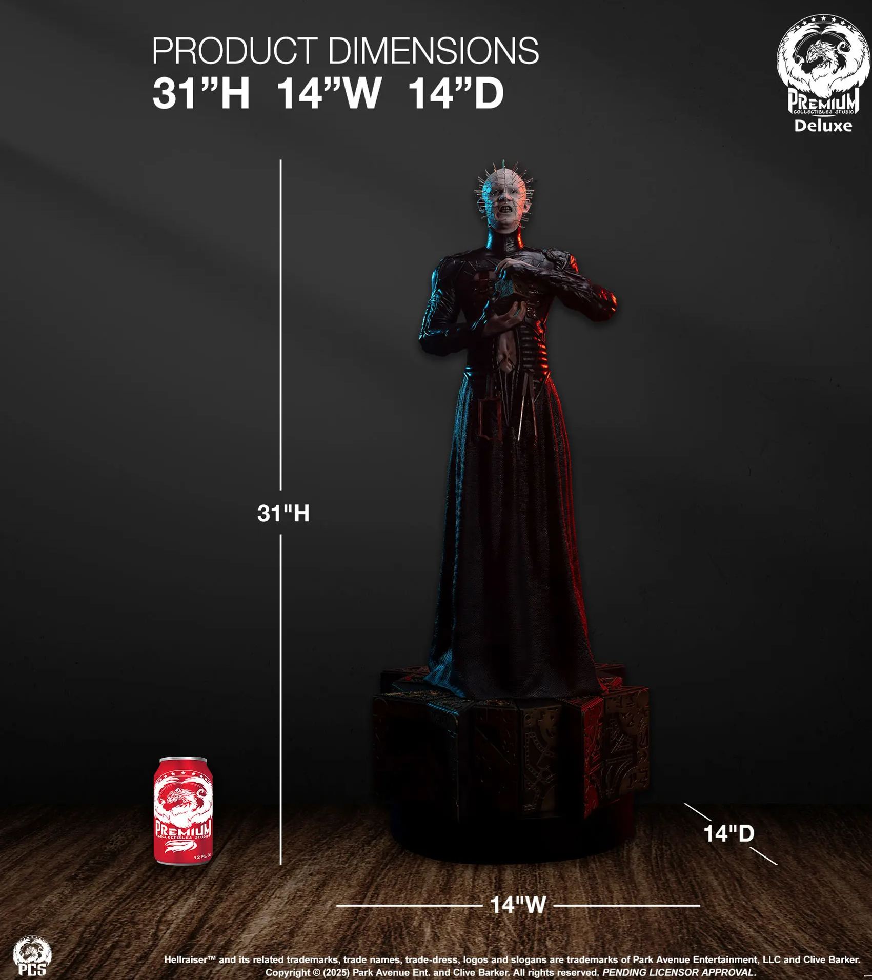 Premium Collectibles Studio - Pinhead Statue Deluxe  Licensed 