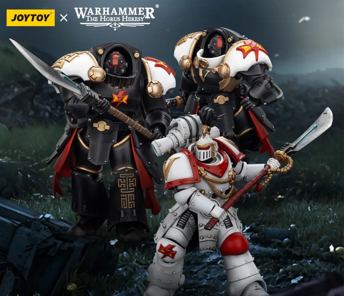 JOYTOY - White Scars Terminator Squad JT02939 JT02946 JT02953 Licensed Statue