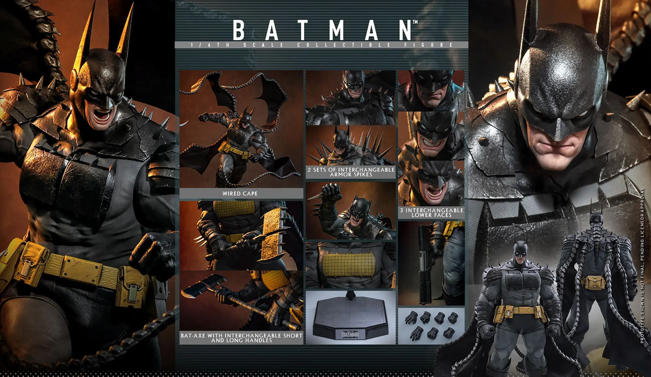 Hottoys - Absolute Batman Batman 1/6th scale Collectible Figure CMS030 Licensed Statue