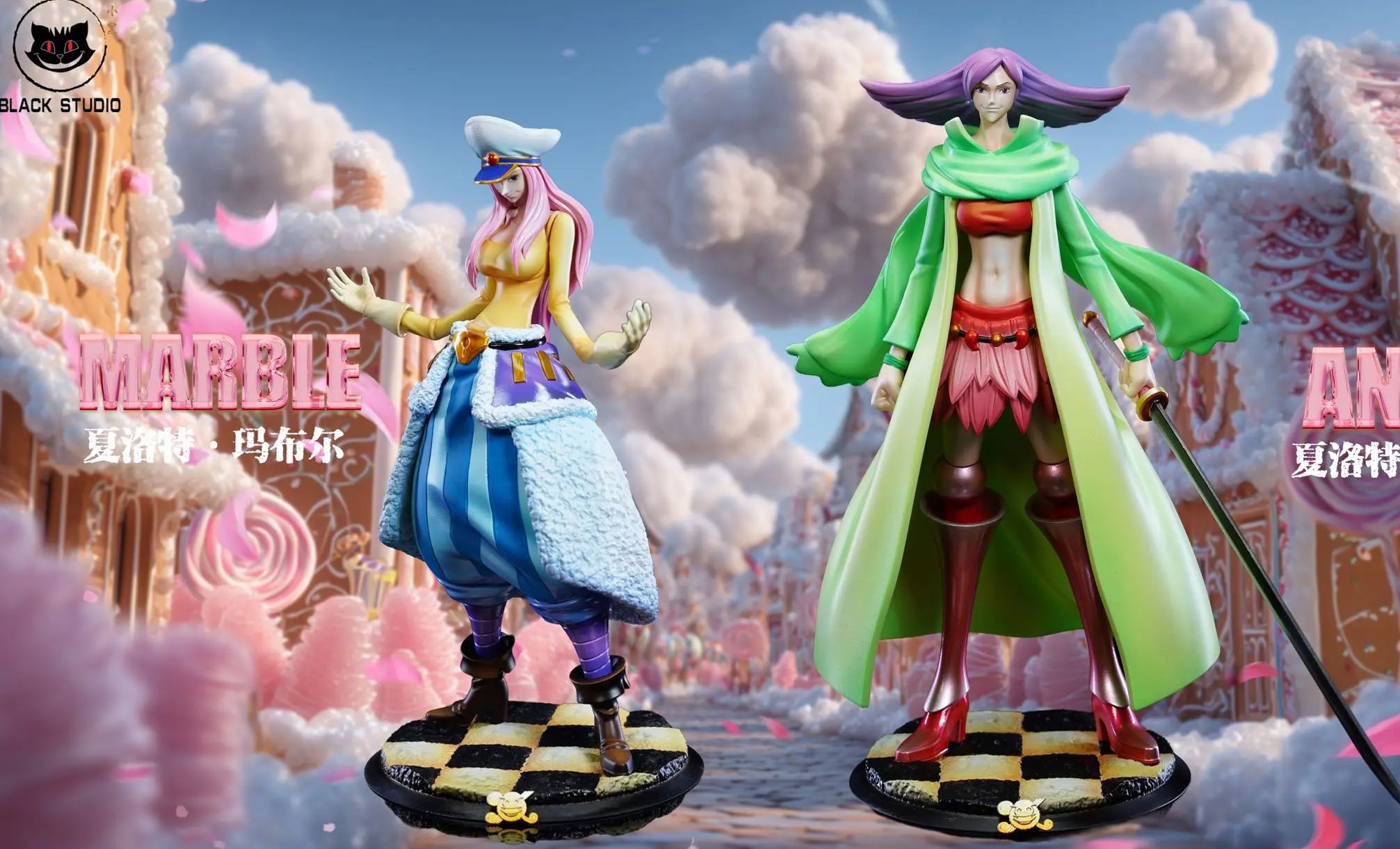 Black Studio - Big Mom Pirates Series Charlotte Marble X Charlotte Angel One Piece Statue