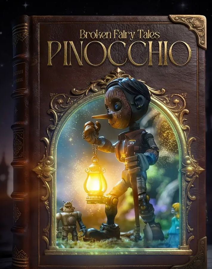 GIYORZILLA TOYS - 1/6 A001 Shattered Fairy Tale: Pinocchio Action Figure Licensed 