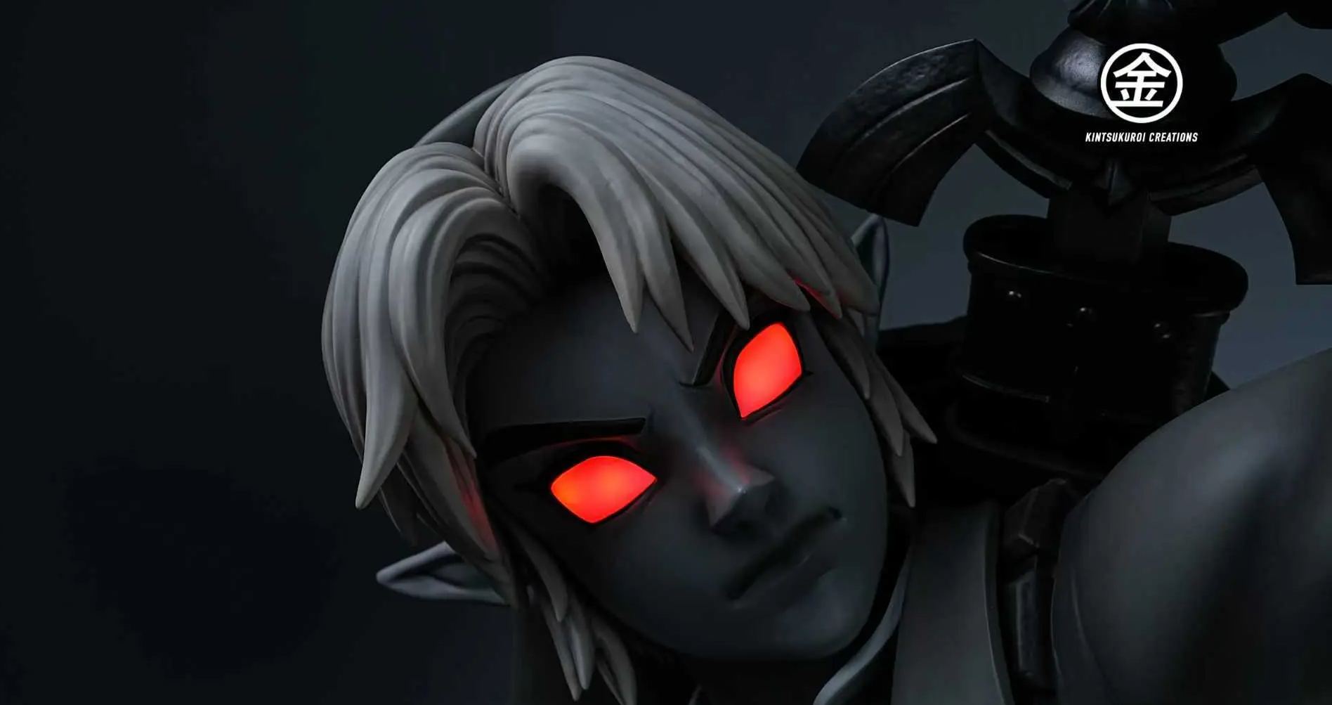 Kintsukuroi Creations Studio - Dark Link Bust 1/1 The Legend of Zelda Statue 