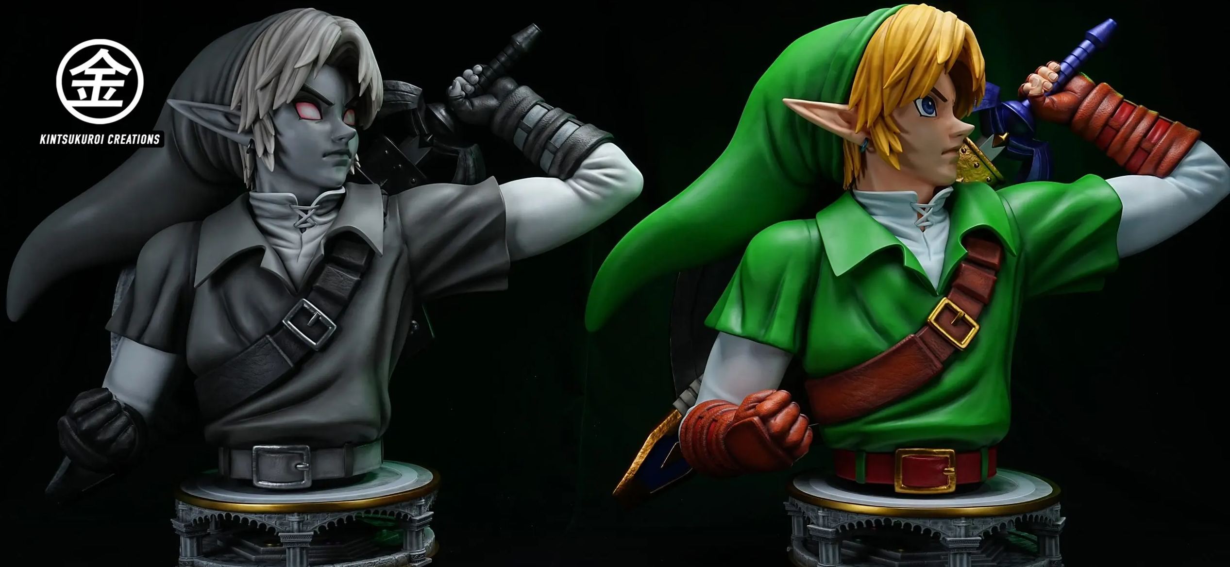Kintsukuroi Creations Studio - Dark Link Bust 1/1 The Legend of Zelda Statue 