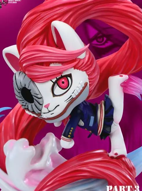 Biubiu Studio - Turbo Granny Cosplay Dandadan Aira Shiratori Statue