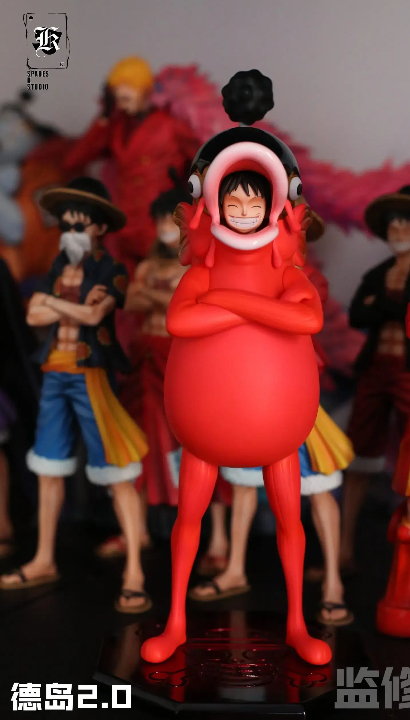 SPADES K Studio - Monkey D. Luffy Full Costume Project #3 One Piece Statue