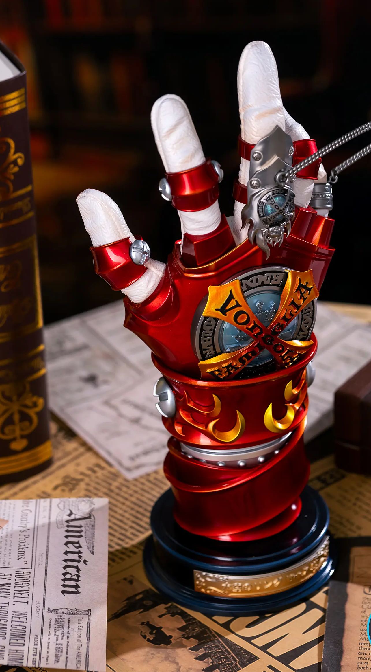 ILLegal Factory Studio - Tsunayoshi Sawada Katekyo Hitman Reborn Hot Blood Soul 018 VG Gloves X Gloves 4.0 Vongola Gear Katekyo Hitman Reborn Statue