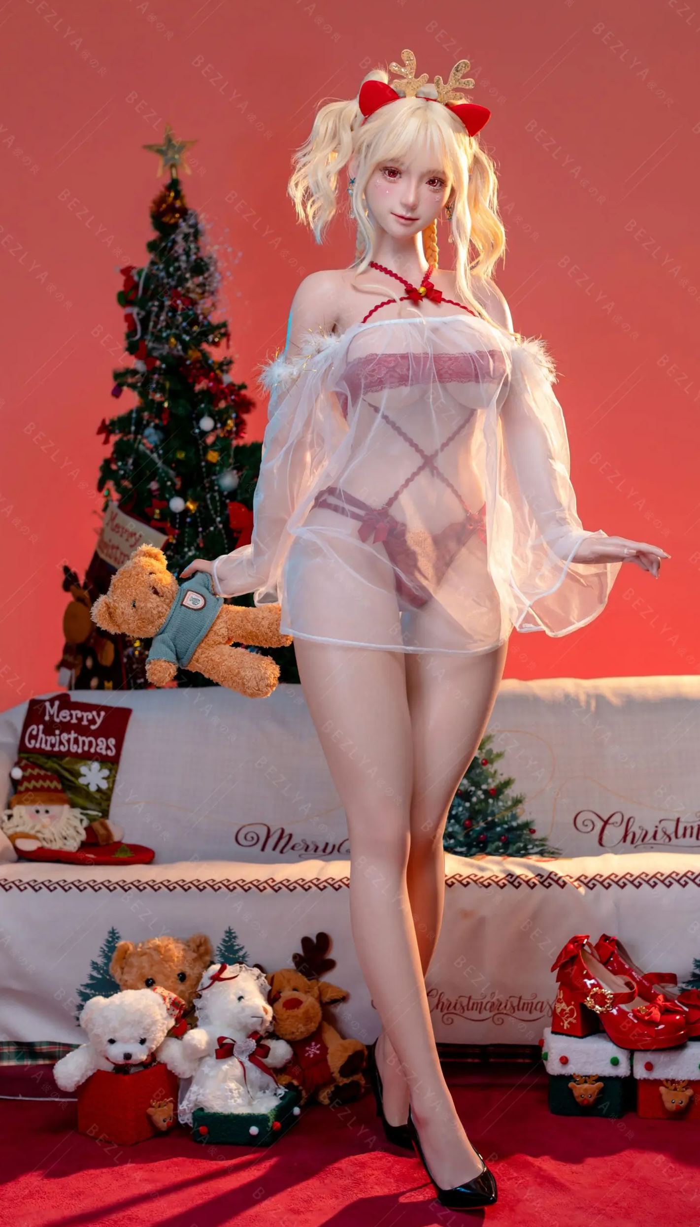 Bezlya - Chun Momo 2.2CF Series No.5 Makeup 1/1 Silicone Doll Licensed Statue
