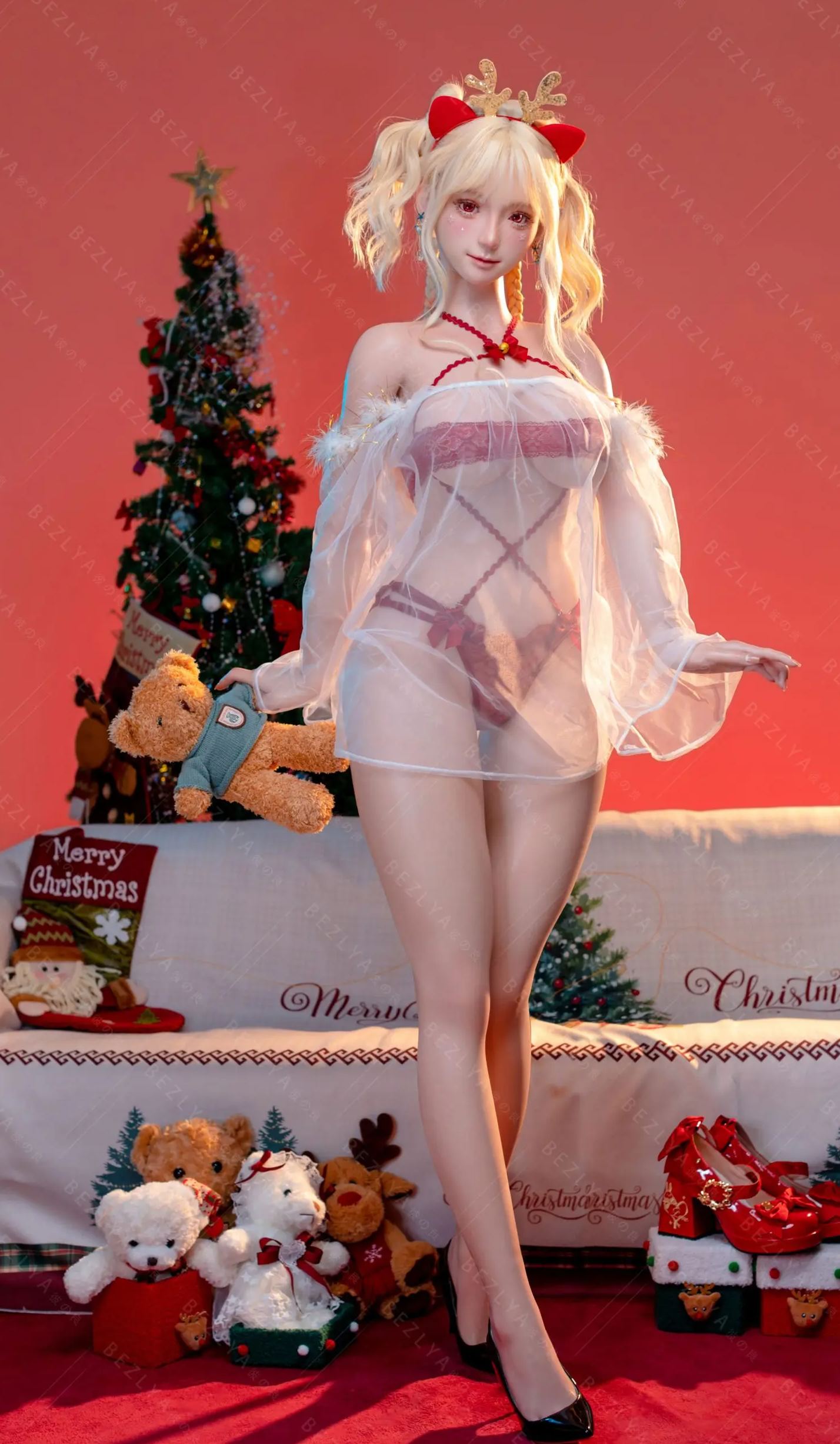 Bezlya - Chun Momo 2.2CF Series No.5 Makeup 1/1 Silicone Doll Licensed Statue
