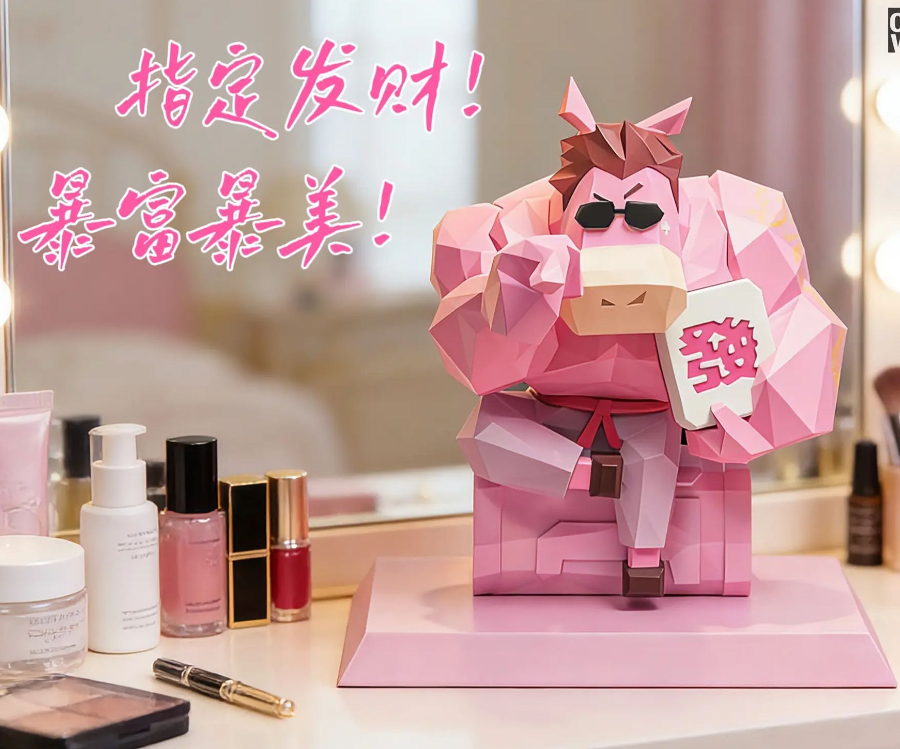 ChaoYeh Wild Art - Chinese New Year Horse Year Fortune Gift Figure Licensed