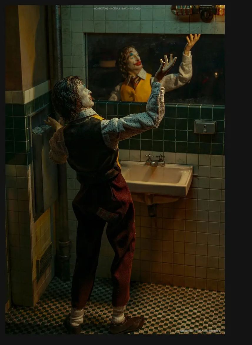 MOjingToys - 1/6 Modular Series - JOKER Bathroom Scene Base L012 Licensed Statue