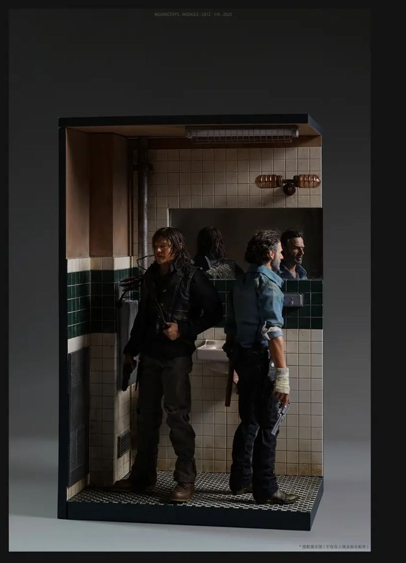 MOjingToys - 1/6 Modular Series - JOKER Bathroom Scene Base L012 Licensed Statue