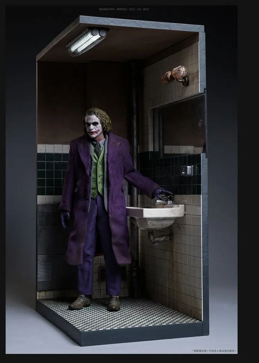 MOjingToys - 1/6 Modular Series - JOKER Bathroom Scene Base L012 Licensed Statue