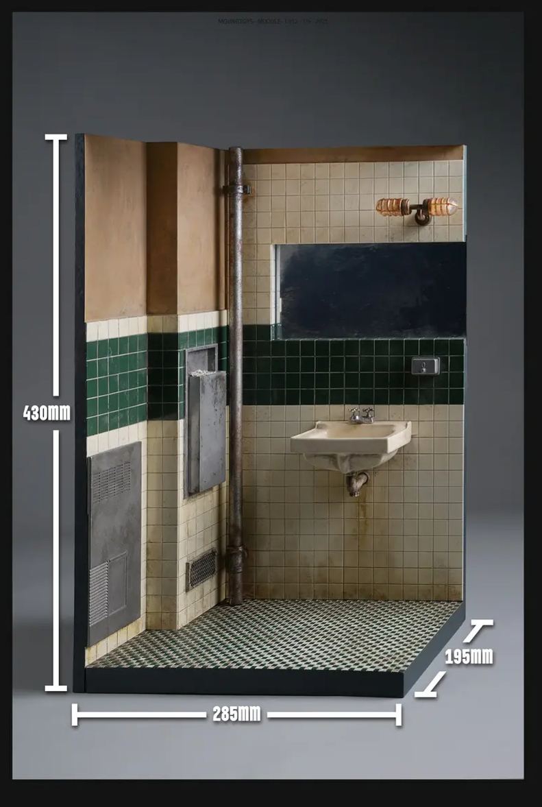 MOjingToys - 1/6 Modular Series - JOKER Bathroom Scene Base L012 Licensed Statue