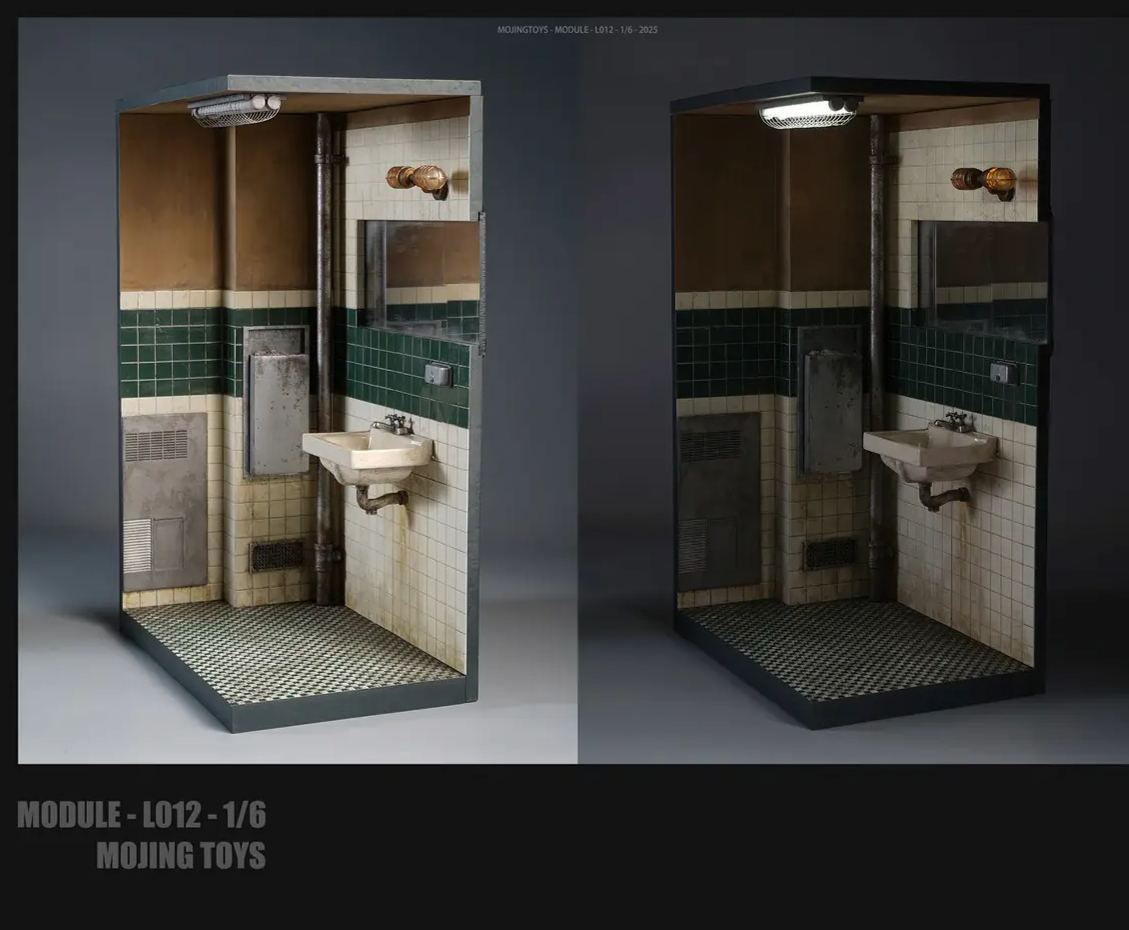 MOjingToys - 1/6 Modular Series - JOKER Bathroom Scene Base L012 Licensed Statue