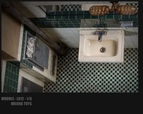 MOjingToys - 1/6 Modular Series - JOKER Bathroom Scene Base L012 Licensed Statue