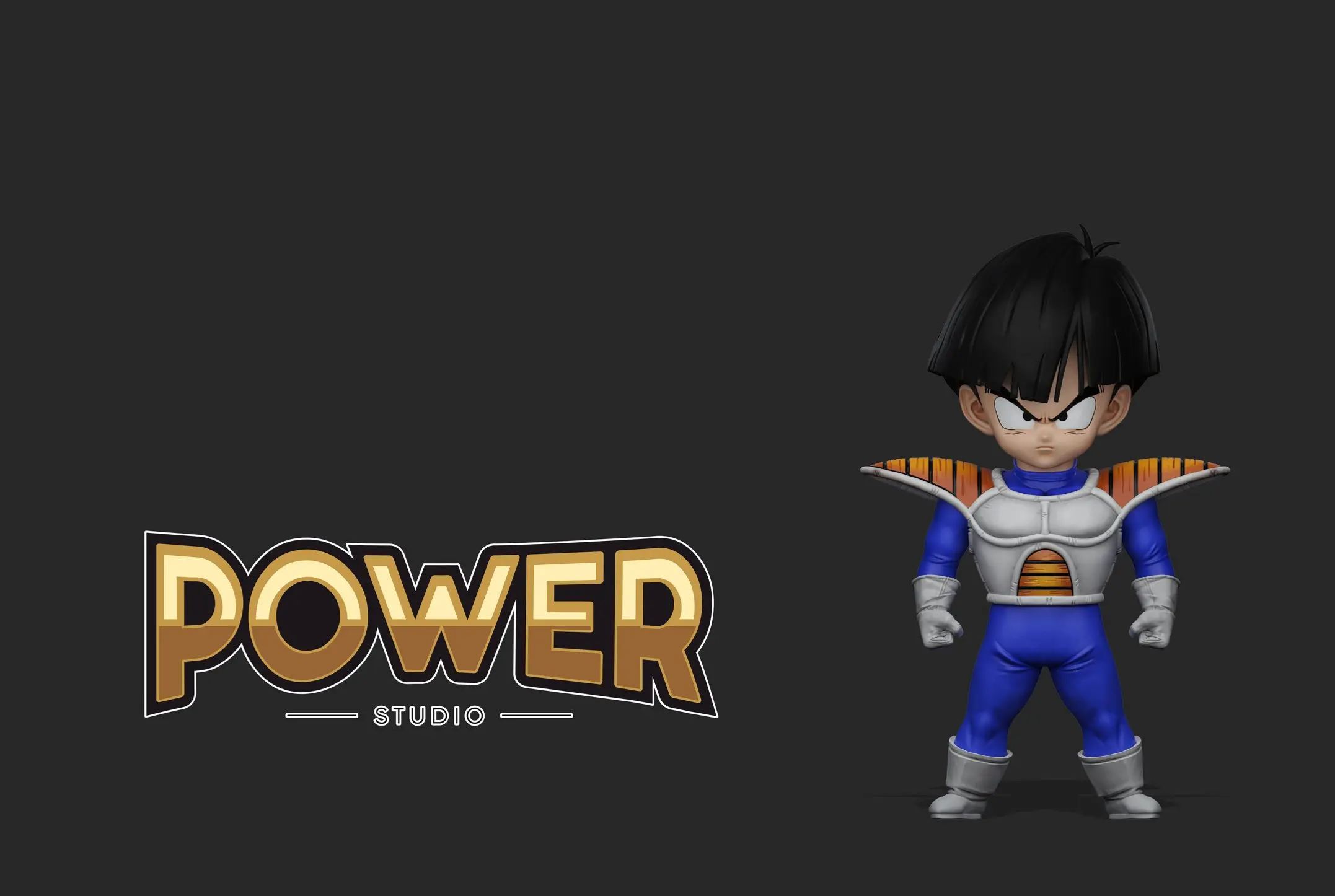 Power Studio - Kuririn X Son Gohan Dragon Ball Statue