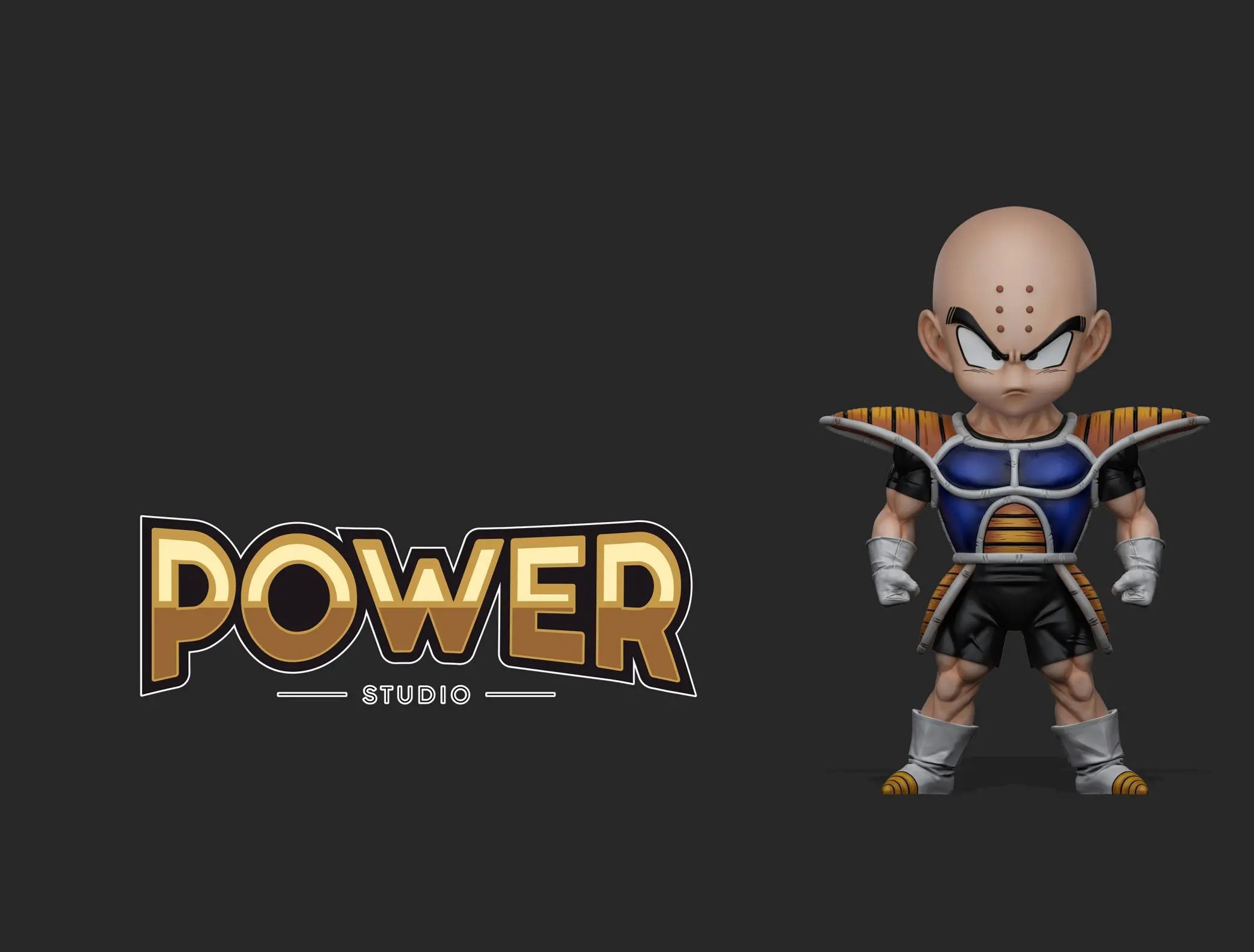 Power Studio - Kuririn X Son Gohan Dragon Ball Statue