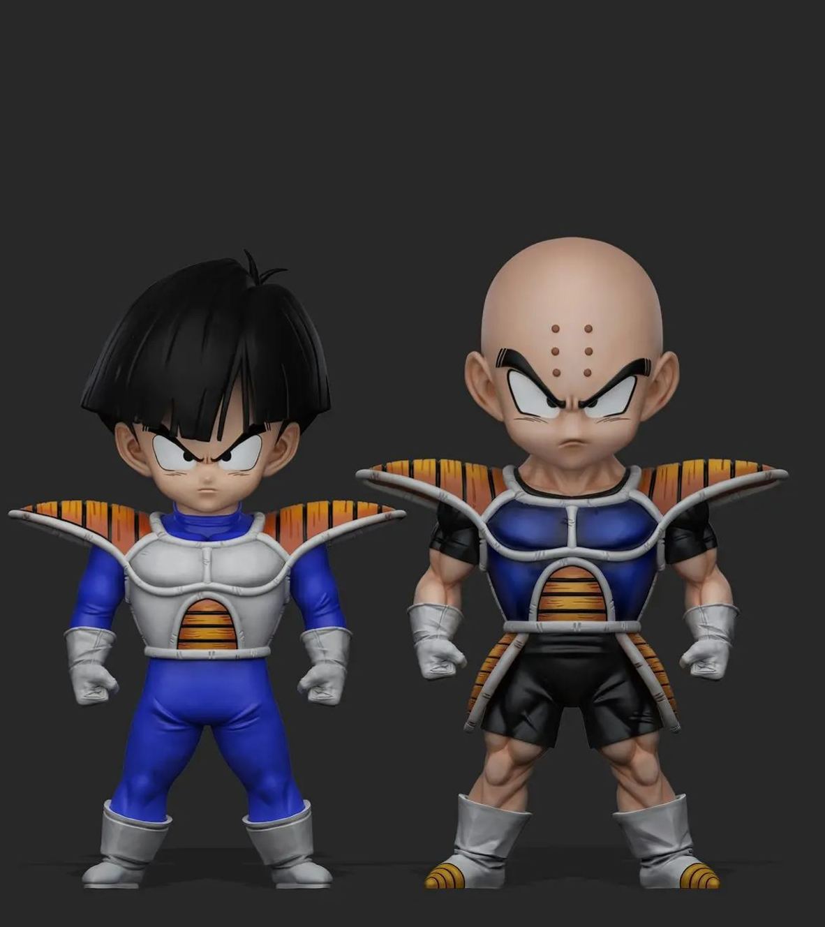Power Studio - Kuririn X Son Gohan Dragon Ball Statue