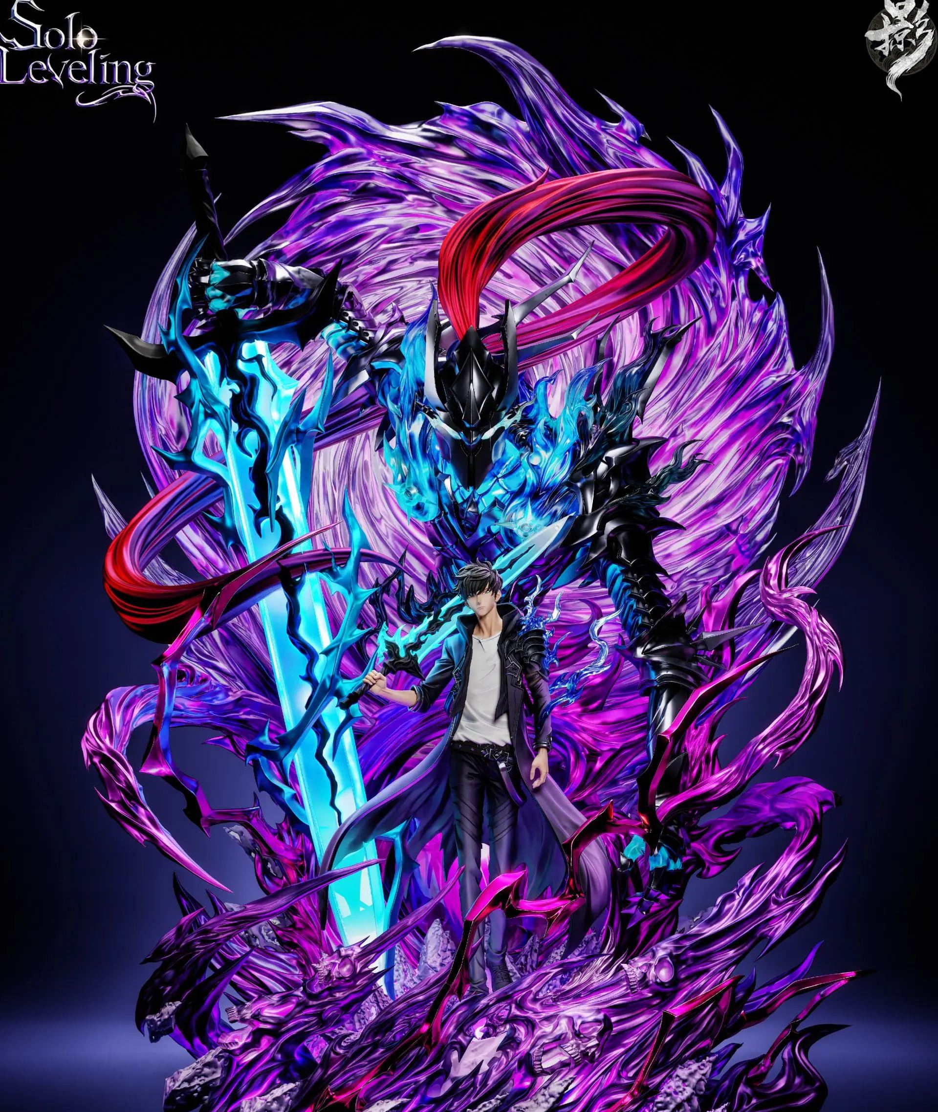 Lue Ying Studio - Sung Jin Woo Solo Leveling Statue