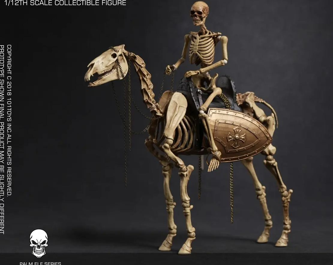 101TOYS -  PALM ELF SERIES Skeleton movable horse series set  Licensed  Action Figure 