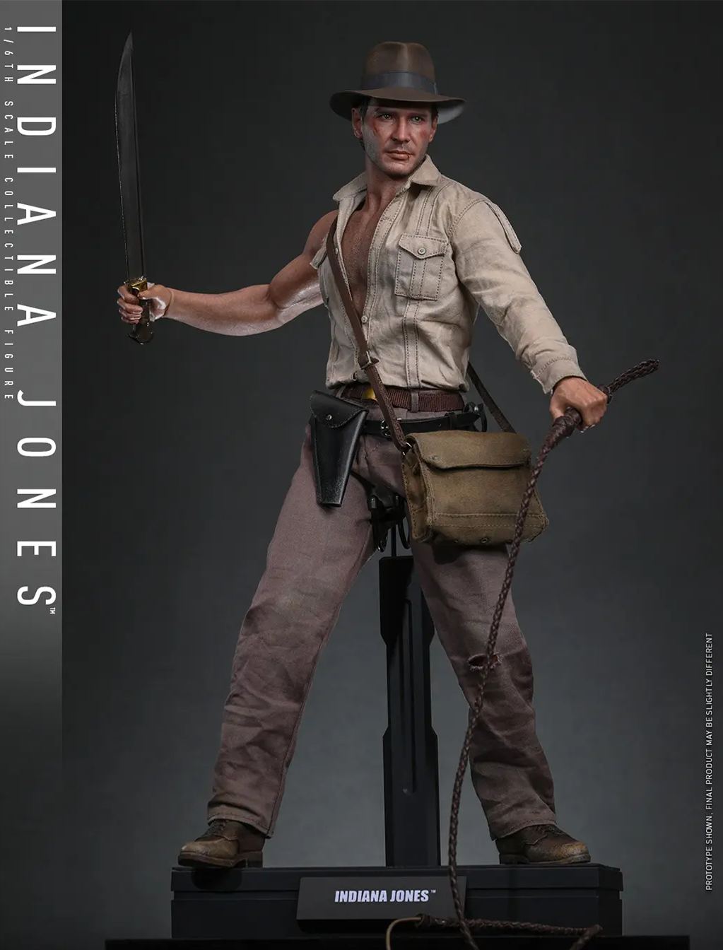 Hottoys - 1/6 Indiana Jones and the Temple of Doom Dr. Henry Jones MMS860 MMS861 Licensed Statue