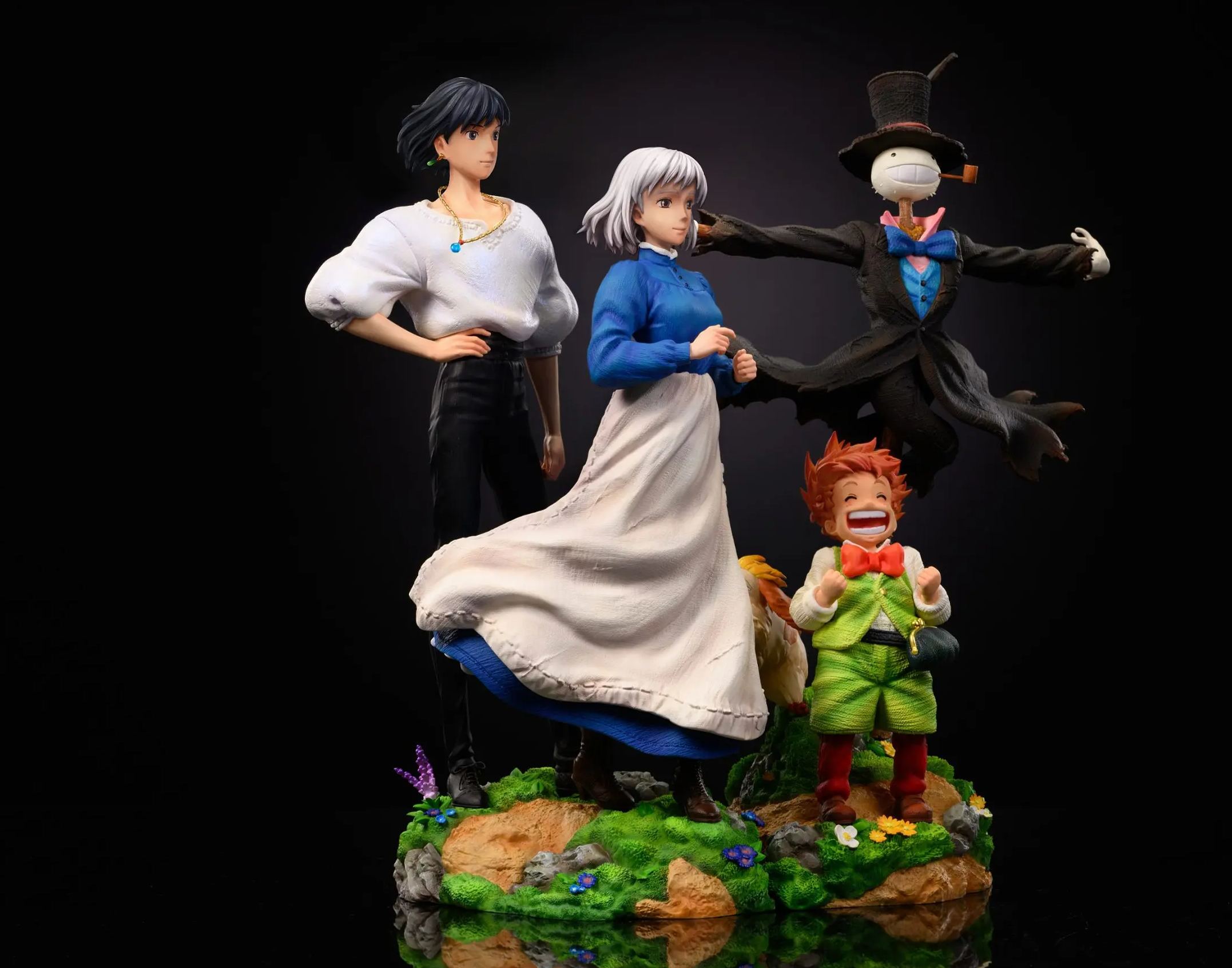 Ying Huo Studio - Howl's Moving Castle 5 Piece Set Howl's Moving Castle Statue