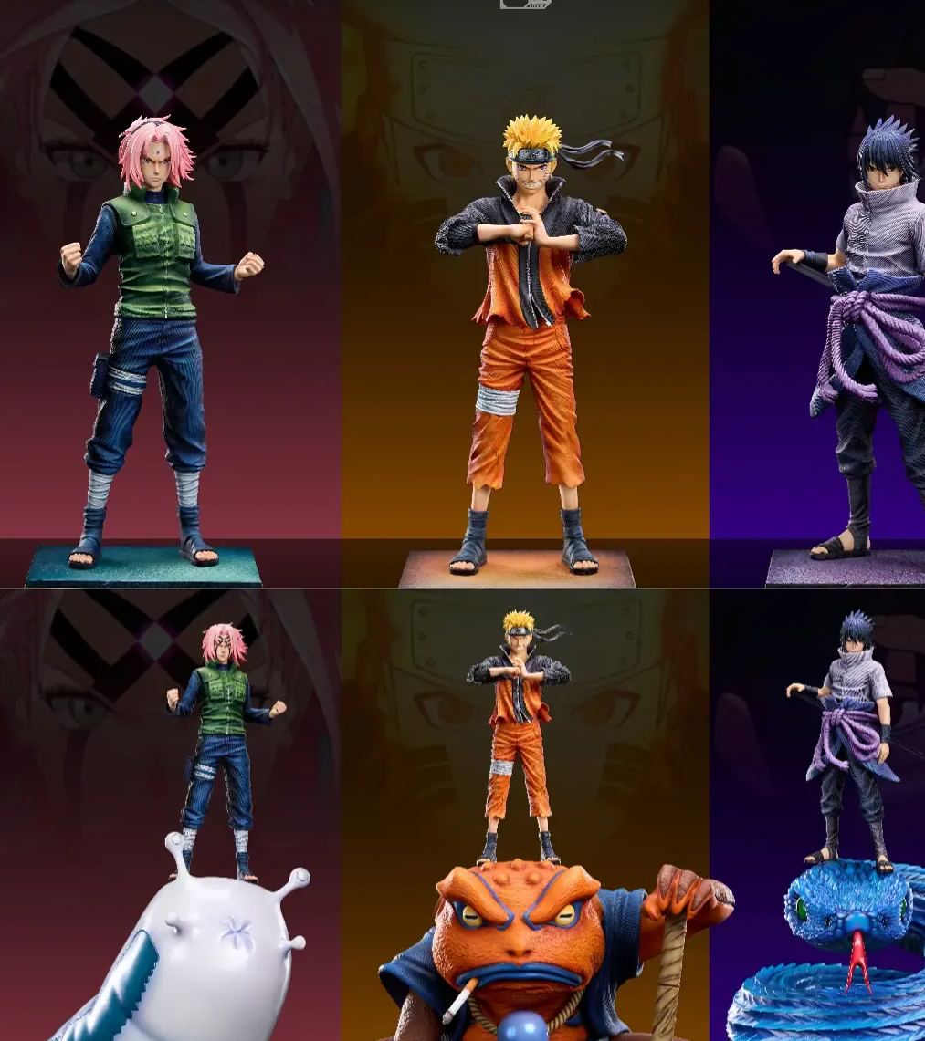 Dream Fly Studio - Team 7 #3  X #4 Sakura X #5 Sasuke  Statue