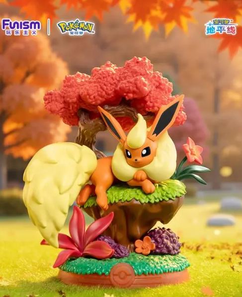 Funism - Pokemon Relax Eevee Blind Box Figure Set of 9 Licensed Statue