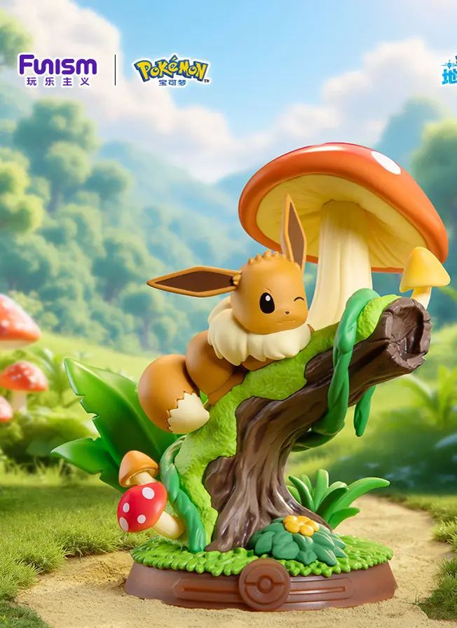 Funism - Pokemon Relax Eevee Blind Box Figure Set of 9 Licensed Statue