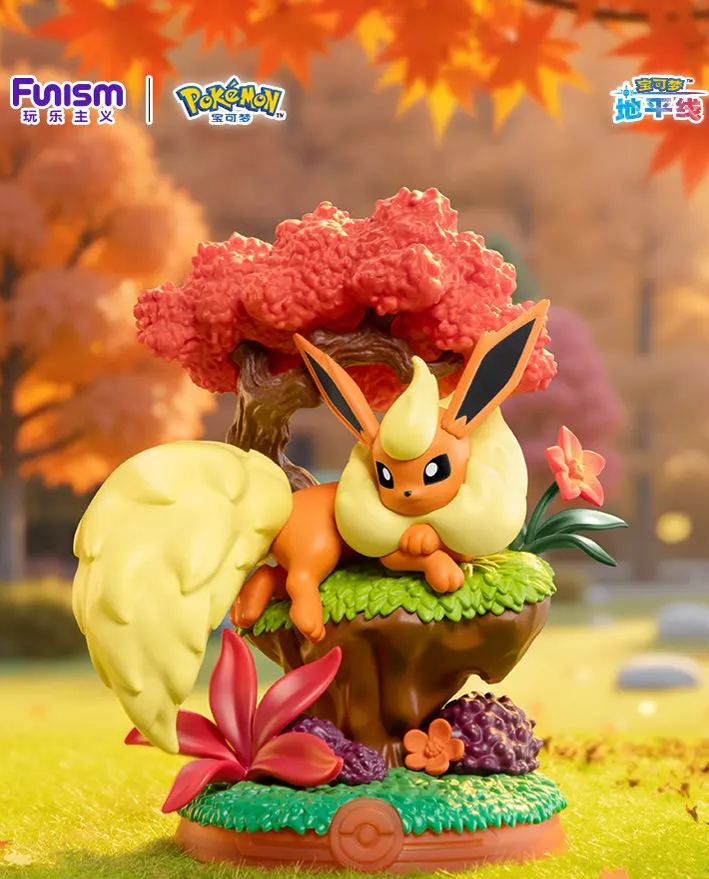 Funism - Pokemon Relax Eevee Blind Box Figure Set of 9 Licensed Statue