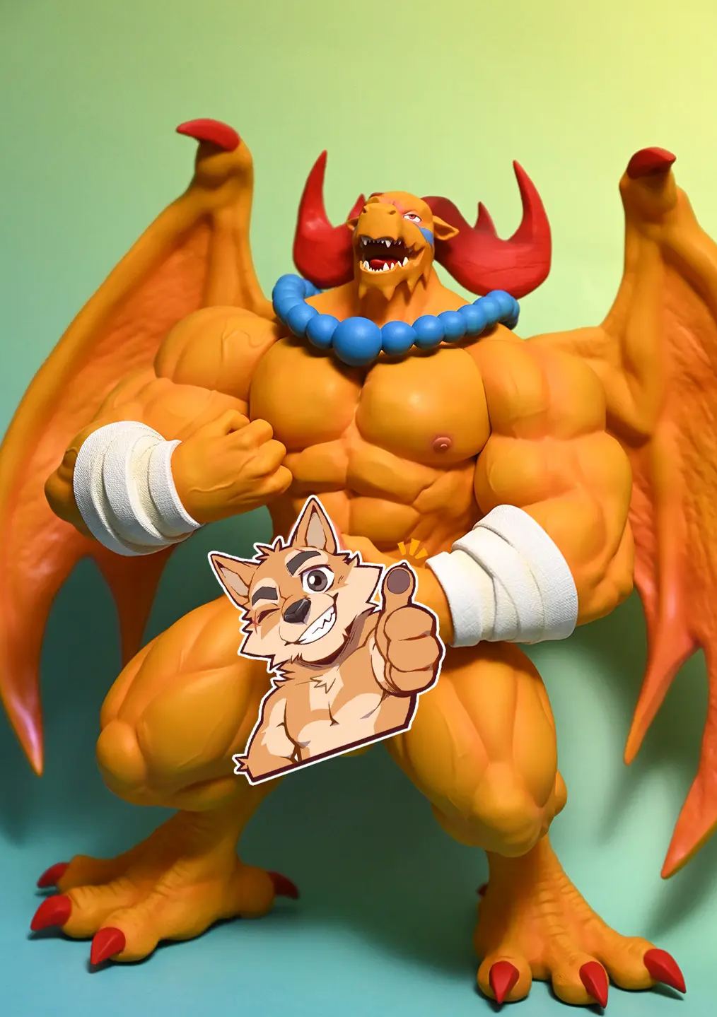 Shibadon Studio - Garr Breath of Fire III Statue