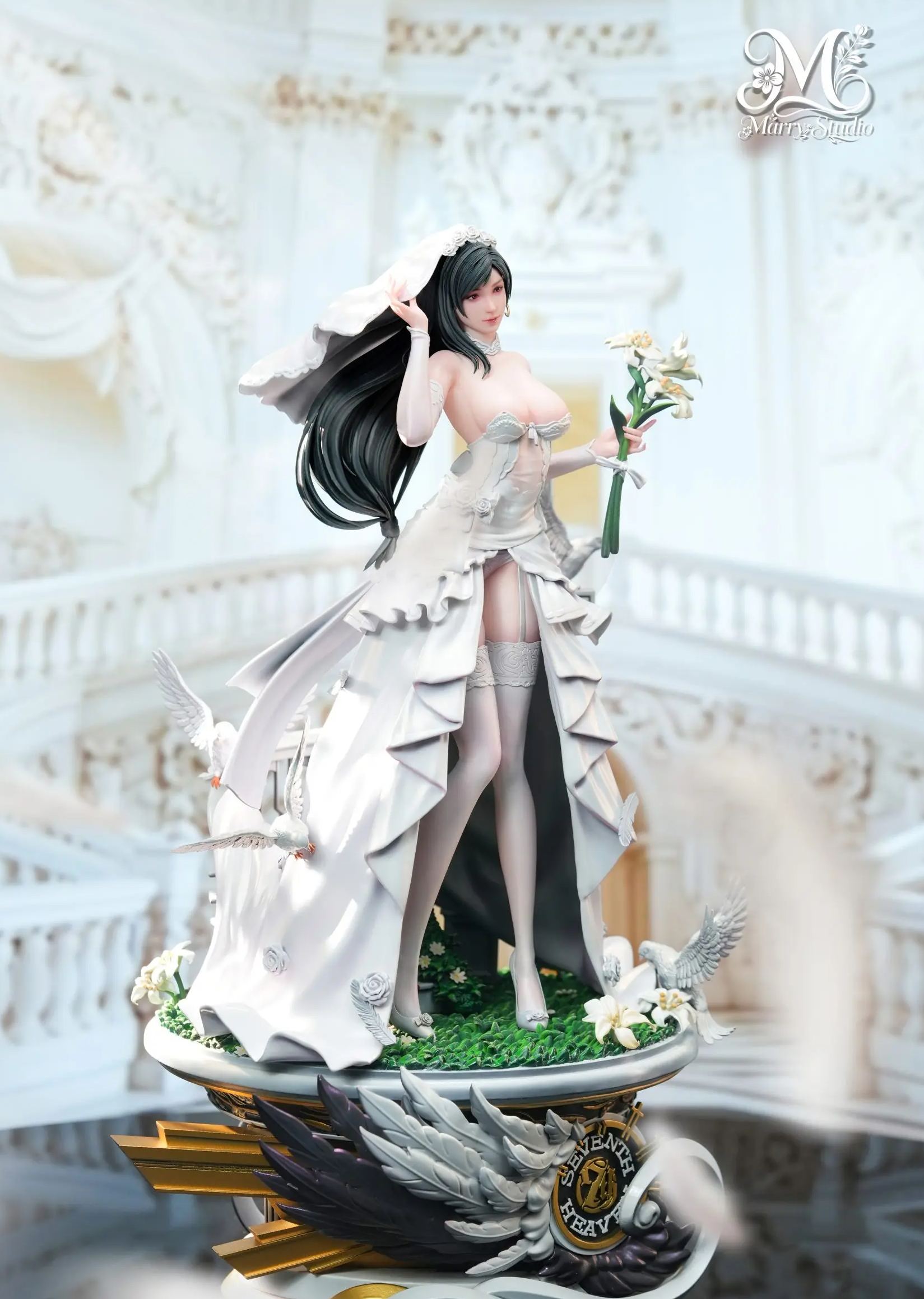 Marry Studio - Tifa Bride Final Fantasy Statue