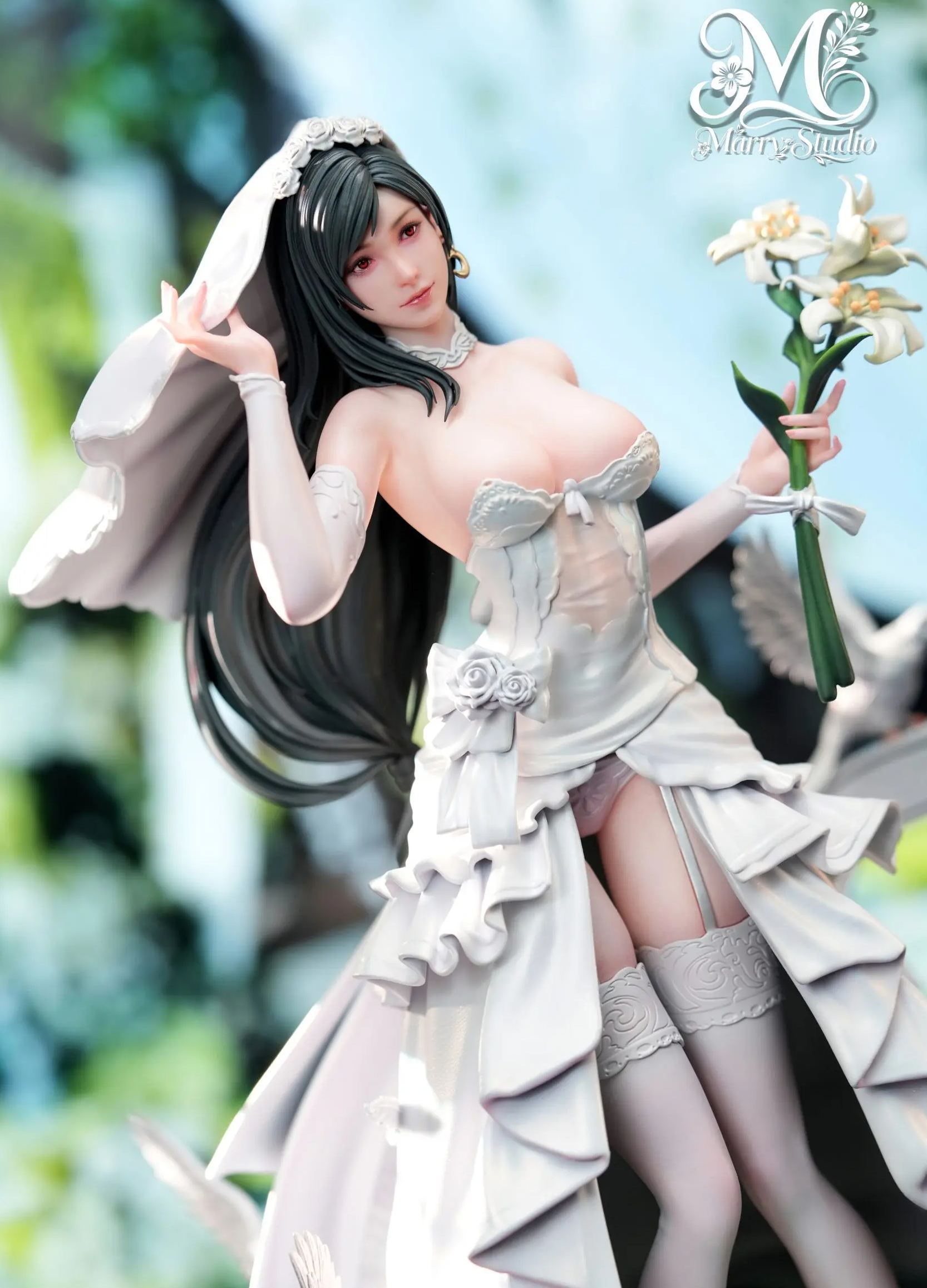 Marry Studio - Tifa Bride Final Fantasy Statue