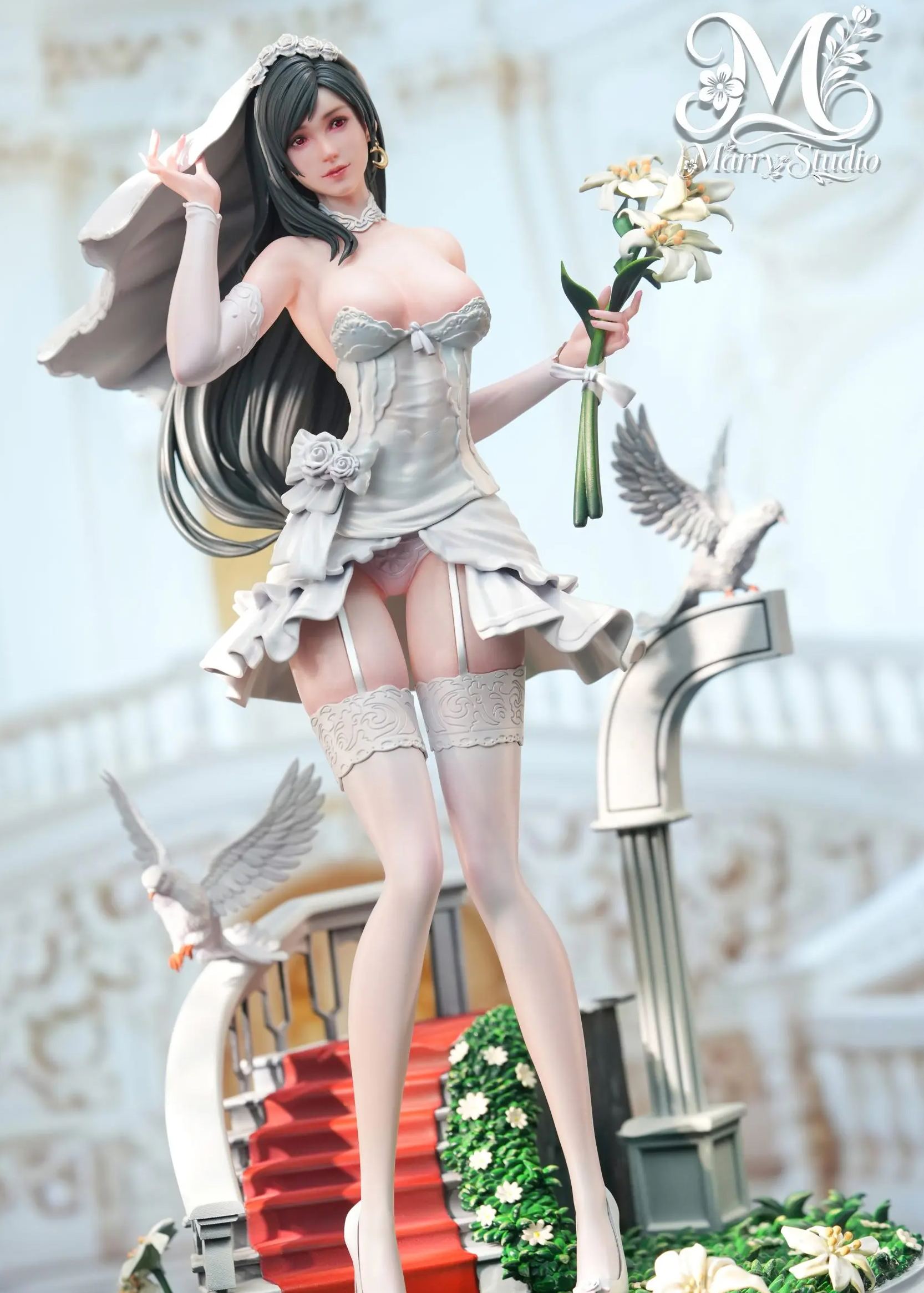Marry Studio - Tifa Bride Final Fantasy Statue