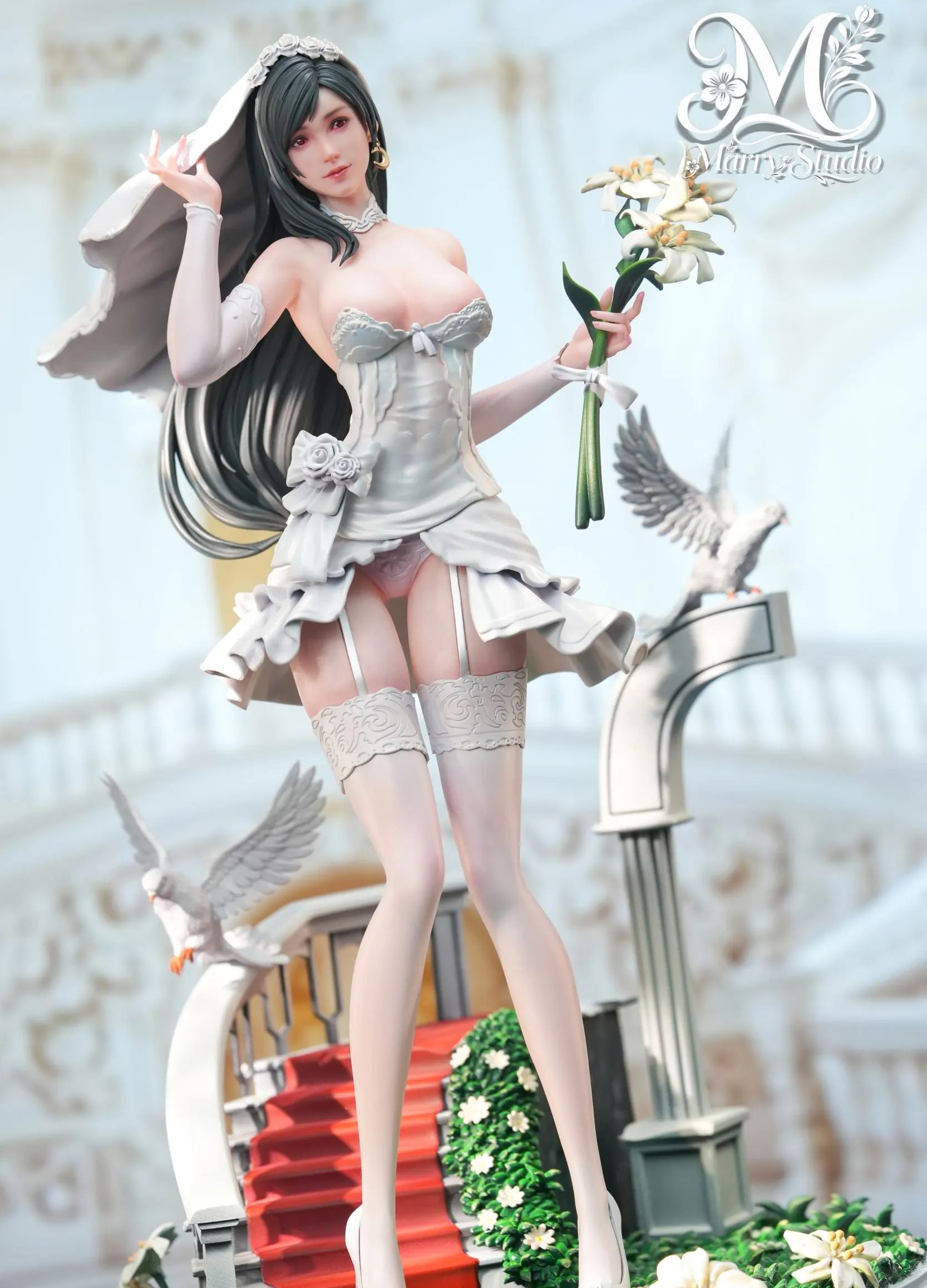 Marry Studio - Tifa Bride Final Fantasy Statue