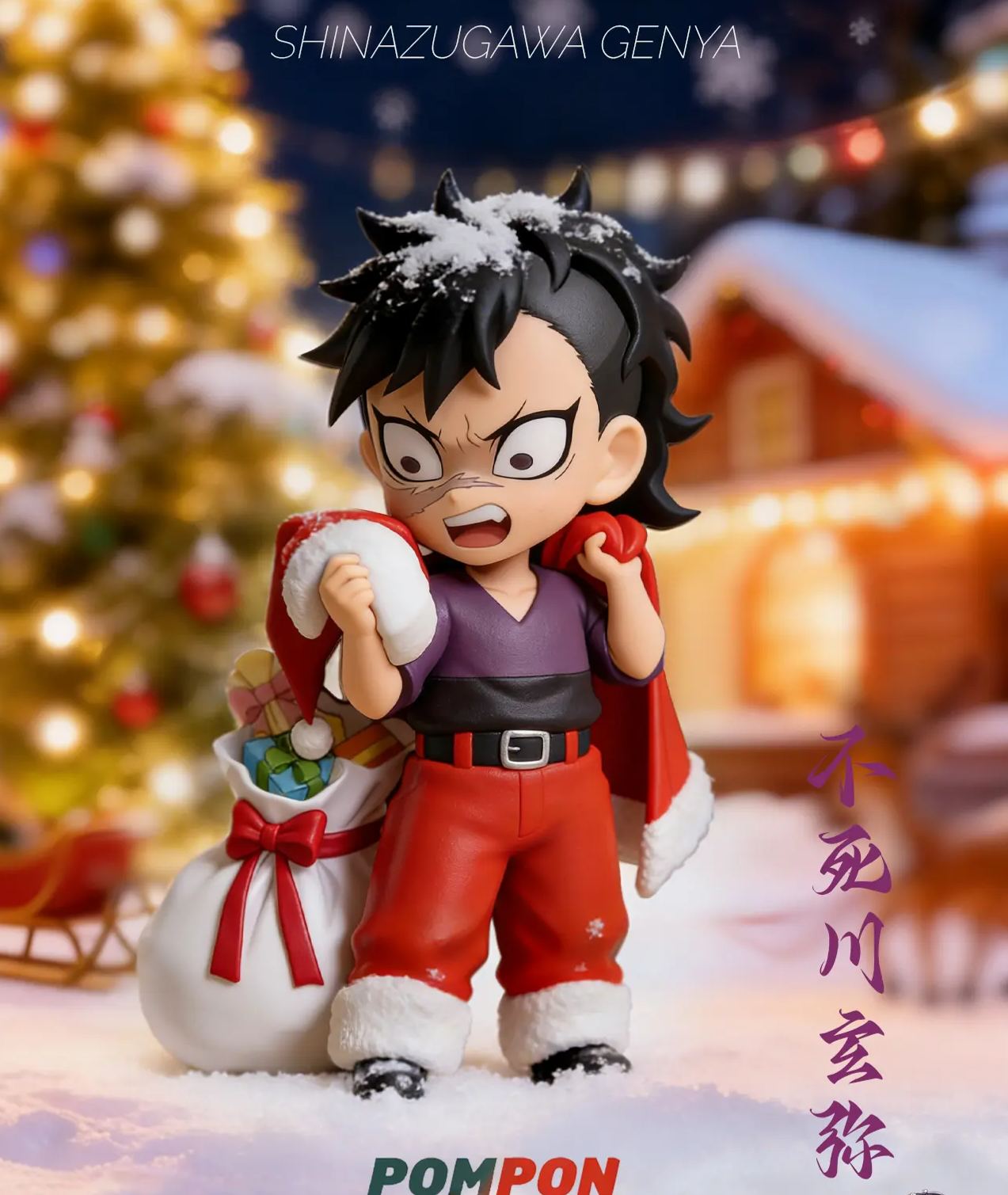 PomPon Studio - Genya Shinazugawa X Sanemi Shinazugawa Christmas Series Demon Slayer Statue