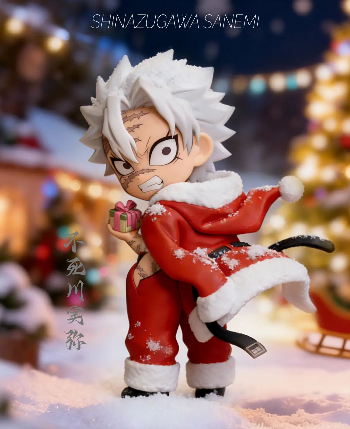 PomPon Studio - Genya Shinazugawa X Sanemi Shinazugawa Christmas Series Demon Slayer Statue