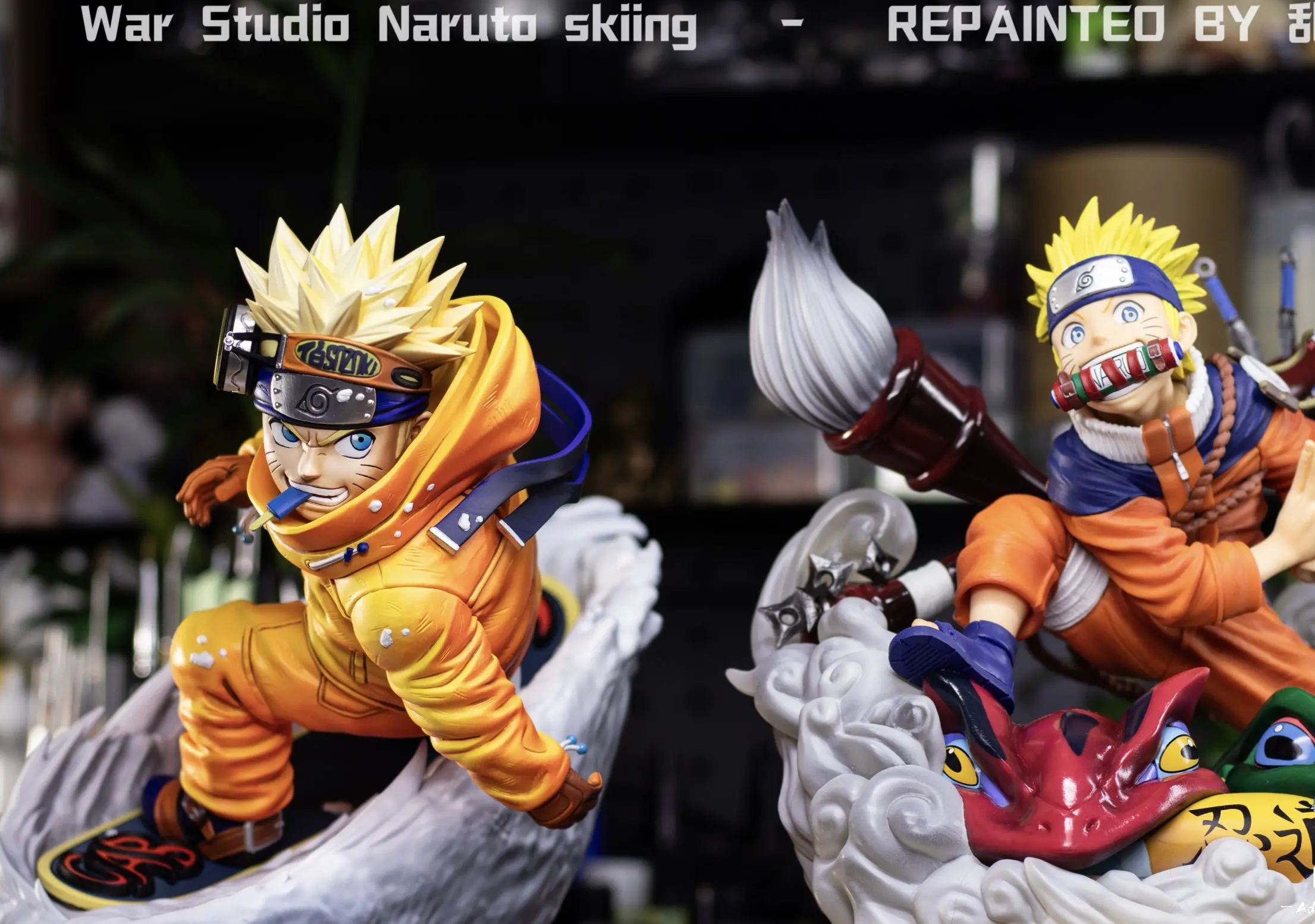 War Studio - Naruto Skiing Naruto Statue 
