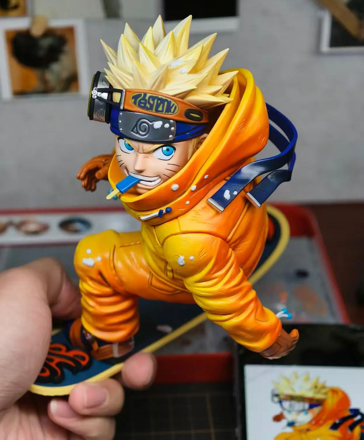 War Studio - Naruto Skiing Naruto Statue 